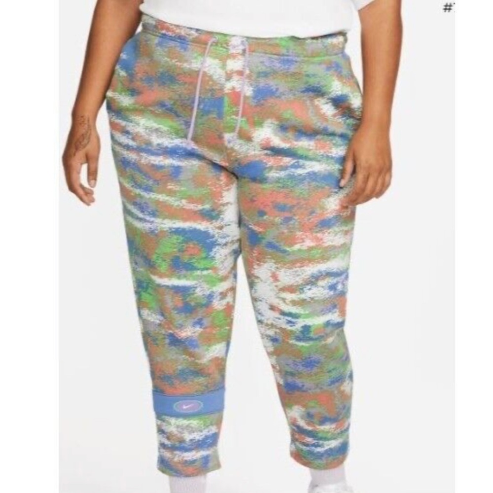 Nike Sportswear Essential Fleece Gel Curve Pants Multi-Color Pant- 1x